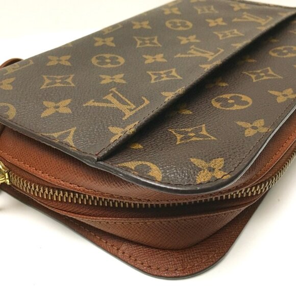 Authentic Louis Vuitton Brown Monogram Orsay Clutch Hand Bag Unisex - Picture 5 of 16